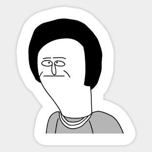 Fro Man Sticker